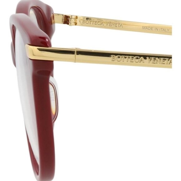 Bottega Veneta Womens Round/Oval Burgundy Gold Transparent Fashion Designer - Picture 4 of 4